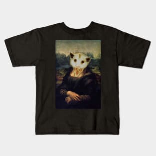 Mona Lisa Opossum Kids T-Shirt